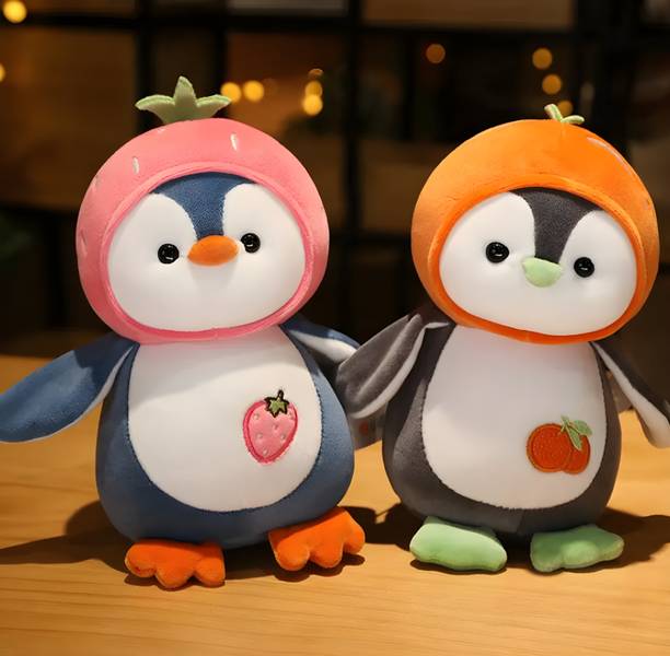 papapops Soft toys Fruit Penguin gift for girls teddy bear animal (Single Pice)  - 25 cm