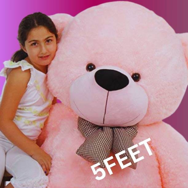 MOSU Skin Friendly Teddy Bear for Girlfriend/Birthday Gift/Boy/Girl (Pink, 5 Feet)  - 60 inch