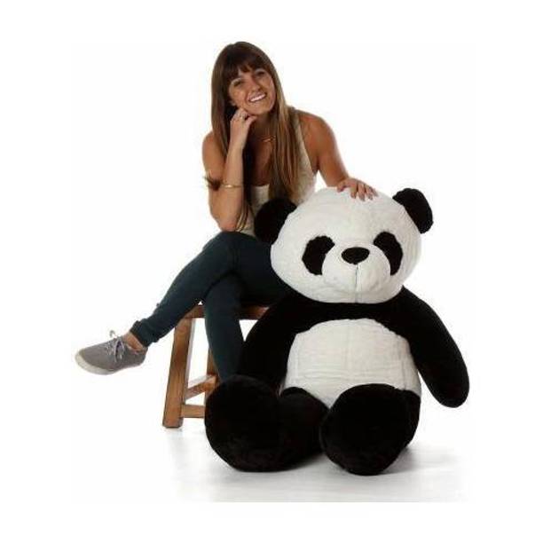 NP Toys 3 FEET PANDA LONG BEAUTIFUL, SPONGY PANDA TEDDY BEAR,GIFT FOR SOMEONE SPECIAL/ ANNIVERSARY GIFT/ VALENTINE GIFT/GIFT FOR GIRLFRIEND/ BIRTHDAY GIFT  - 91 cm