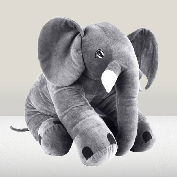SHIVANGI COLLECTIONS Super SOft BIg size Fiber FIlled Stuffed Elephant Soft Toy For Kids  - 42 cm