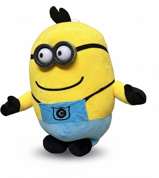 Prime Nest Store Large Minion Soft Toy with 3D Eyes | Big Size Minion Soft Toy  - 27.5 inch