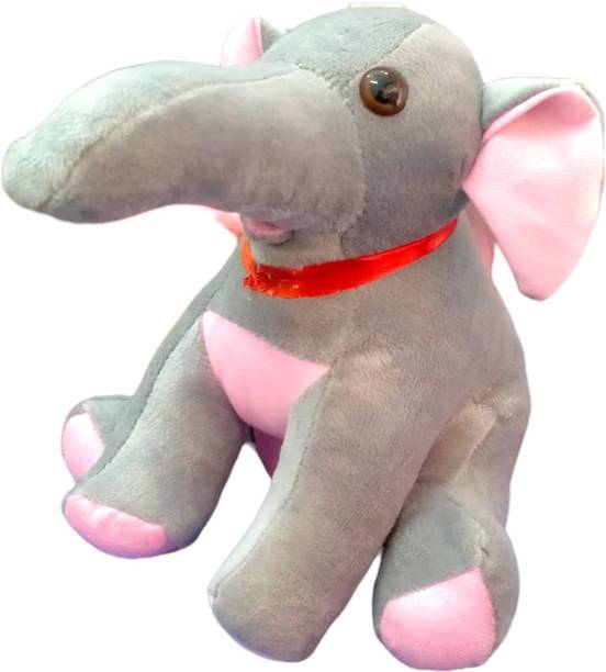 Caught Trendy Cute Cuddly Elephant Stuffed Animal 8-Inch Size Baby Elephant Animal Plush Toy.  - 9 inch