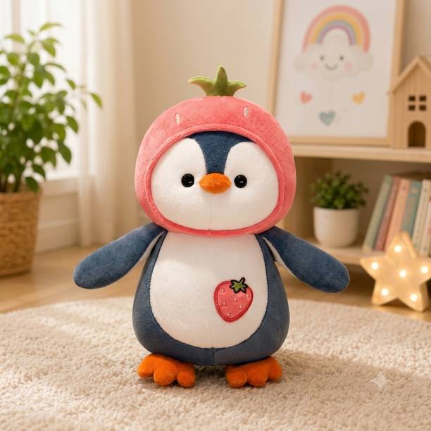 Liquortees Penguin soft toys for girls birthday gifts  - 25 cm