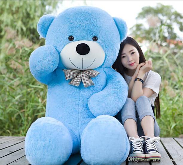 Ziraat sky blue 5 feet teddy bear for gift nrasa 50  - 152 cm