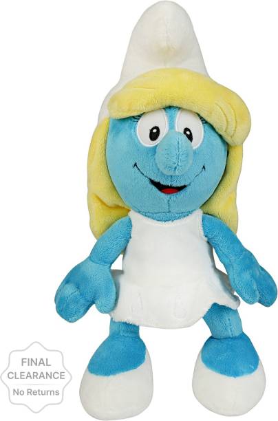 Smurf Woman Plush Soft Toys for Kids, Boys & Girls, Age 3 Years and above - 30 cm  - 30 cm