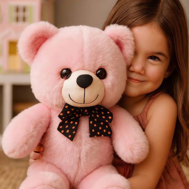 Polyhug 2 Feet Cute Pink Teddy Bear Soft Toy | Premium Plush Stuffed Animal for Girls  - 61 cm