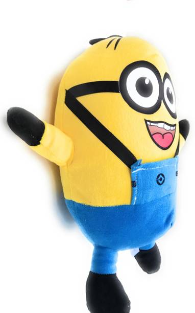 SRE Minions Cute Stuffed Plush Soft Toy for Kids Lovable Huggable Gifts  - 25 cm