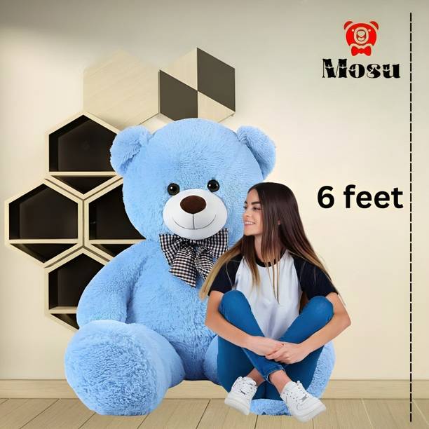 MOSU Giant Skin Friendly Teddy Bear for Girlfriend/Birthday Gift/Girl 6 FEET  - 182 cm