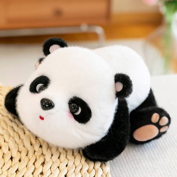 Cherubs Cute Huggable Lying Panda Animal Soft Toy  - 59 cm