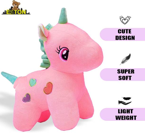 OZEE Unicorn Pink Soft and Stuffed Toys for Birthday Gift for Girls/Wife/Husband/  - 25.01 cm