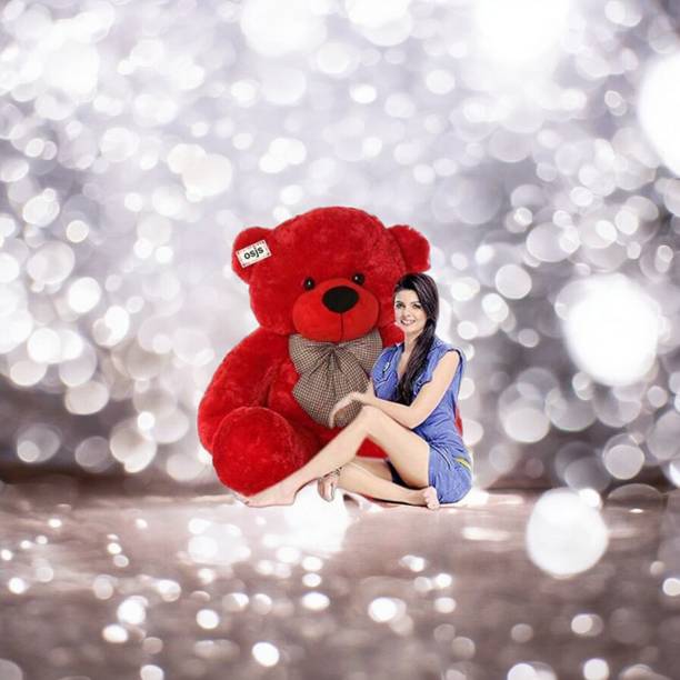 Krishna Creation Giant Red Plush 5 Ft Teddy Bear | Best Romantic Gift for Loved Ones  - 60 inch