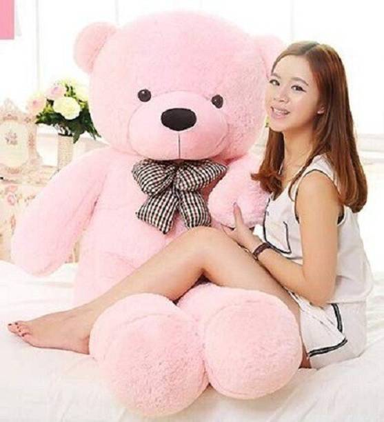 VS TOYS Giant Teddy Bear Toy Doll for Birthday Pink color 90 cm  - 89 cm