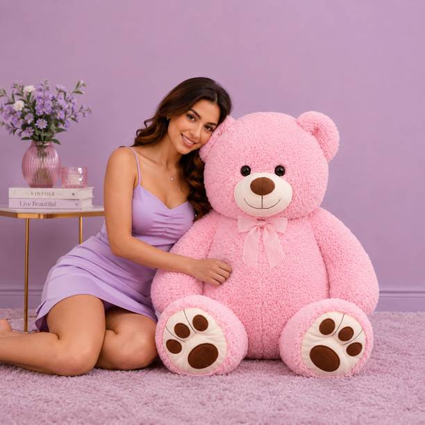 MOSU Ultra Soft Giant Pink Teddy Bear 3FT  - 92 cm