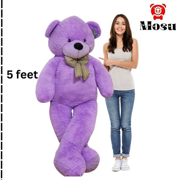 MOSU Giant Skin Friendly Teddy Bear for Girlfriend/Birthday Gift/Girl 5 FEET  - 152 cm