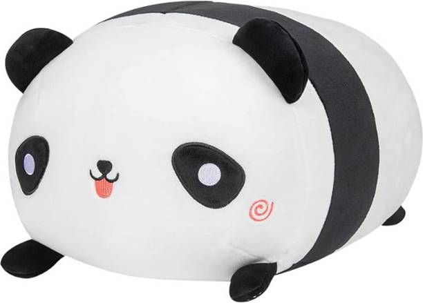 TechMax Solution PANDA CYLINDER PLUSH PILLOW  - 30 cm