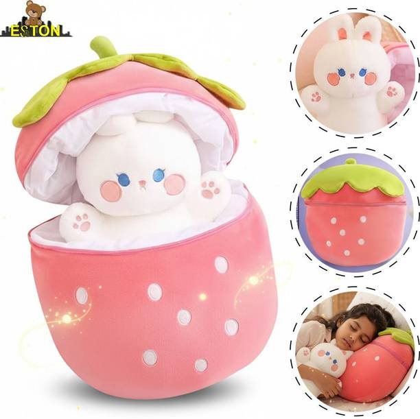eston Hidden Bunny In Fruit Soft and Stuffed Toys for Birthday Gift for Girls/Kids/  - 30 cm