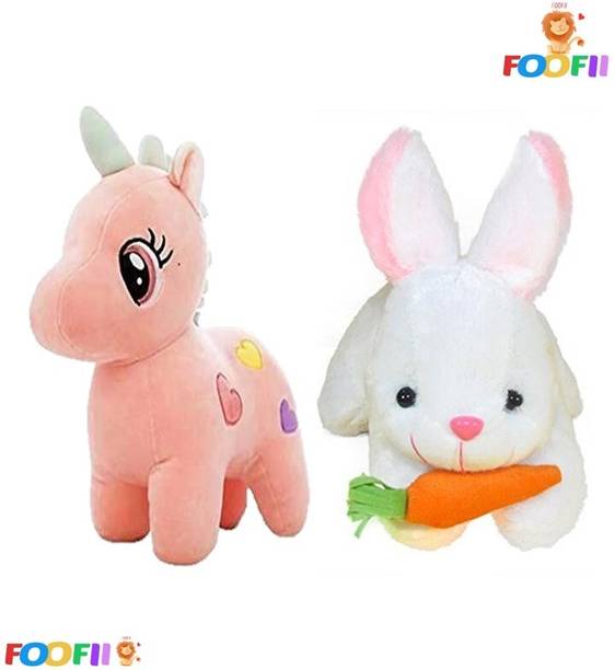 FOOFII Perfect Combo Of 2 Cutest Premium Teddy Bears For Kids  - 24 cm