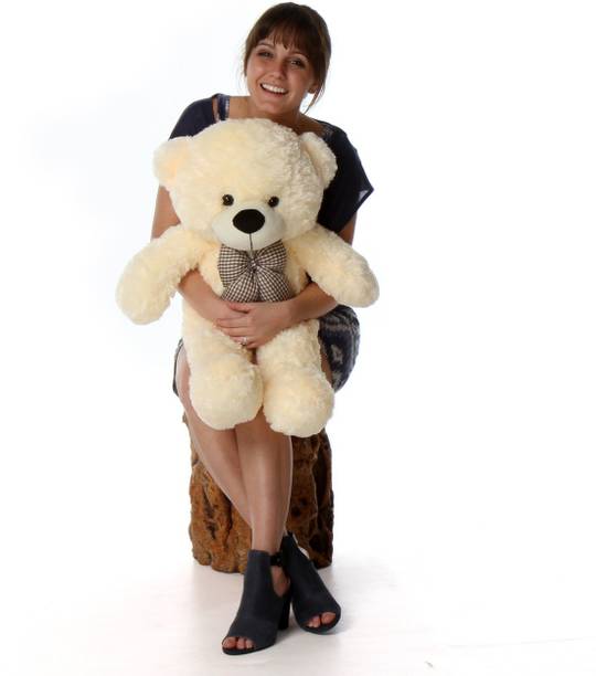 MOLAP CREAM 2 FEET SOFT AND CUTE TEDDY FOR KIDS AND BIRTHDAY GIFT - 60 cm