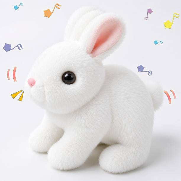 Shubh Hopping Bunny Toy | Electronic Jumping Rabbit with Sound & Music for Kids  - 5 inch