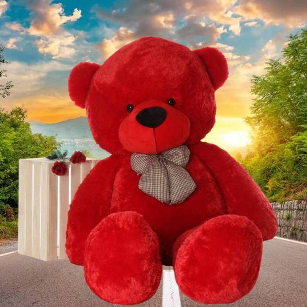 JINGA BELA 5 FEET Red Teddy Bear Cute Loveable Gifts For Kids And Girls  - 60 inch