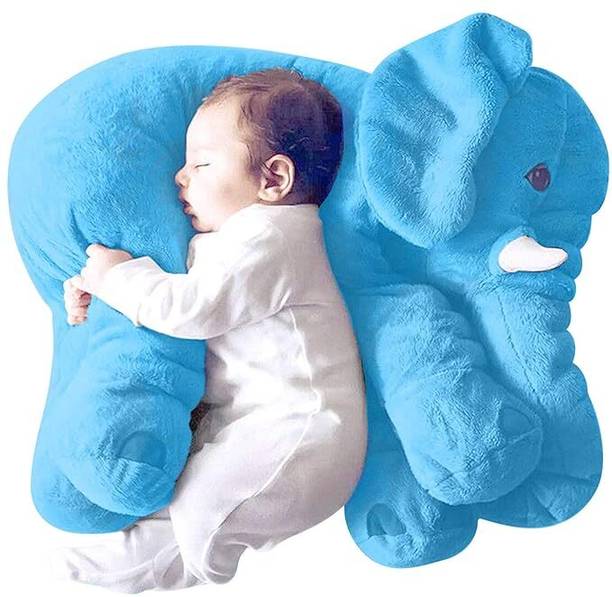 R k Lovely Baby Pillow and Stuffed Animal Elephant Soft Toy of Plush Hugging Pillow  - 60 cm