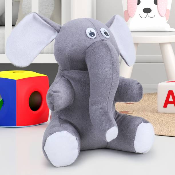 MHK Toys Appu Elephant - 25 cm (Grey)  - 6 cm