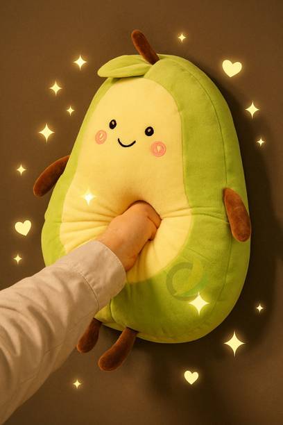 MARSELITE Super Soft Avocado Cushion - Stuffed Toy  - 35 cm