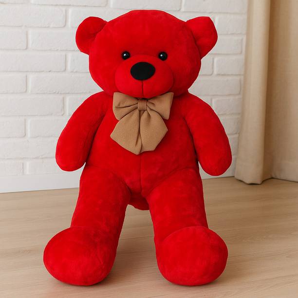 pandaabee LEGAL LOVE 5 Feet Giant Red Teddy Bear Plush Toy Birthday Anniversary Gift  - 153 cm