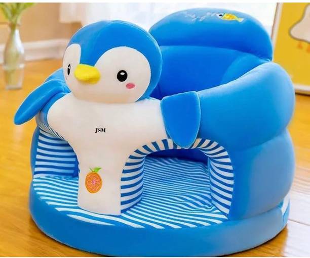 jai Shyama Mai Cute Soft Penguin Sofa Seat for newborn Baby high-quality soft teddy shape chair  - 35 cm