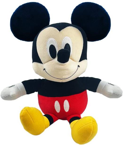 MAHADEV Toy Mickey Mouse Soft Toy 12 Inches Plush Mickey Mouse Stuffed Animal for Kids  - 9 inch