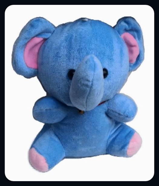 Zuku Elephant soft toys for kids girls Birthday Gift gray-KIDS  - 25 cm