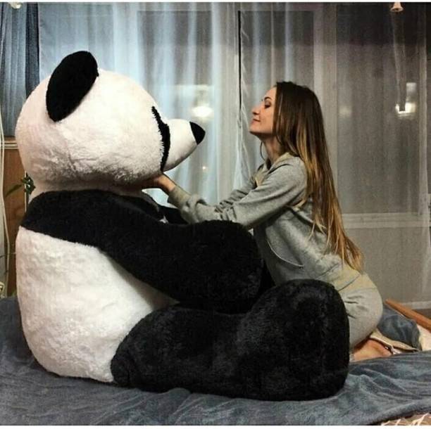 MasKa 6 Feet panda teddy bear stuffed toy plush birthday valantine day gift  - 140 cm