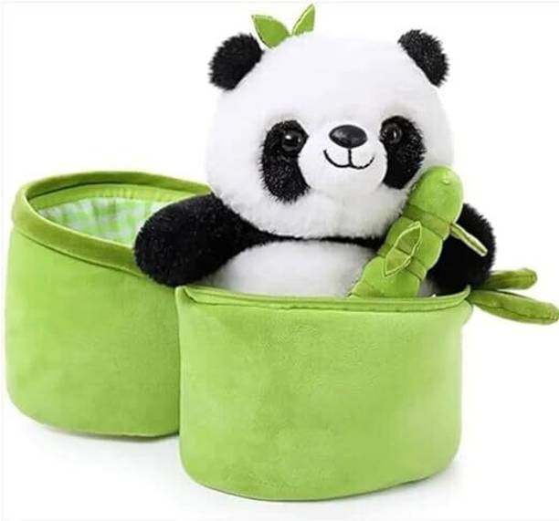 YANSHU Panda Plush Toy with Gift Box, 25x15cm, Premium Quality  - 25 cm