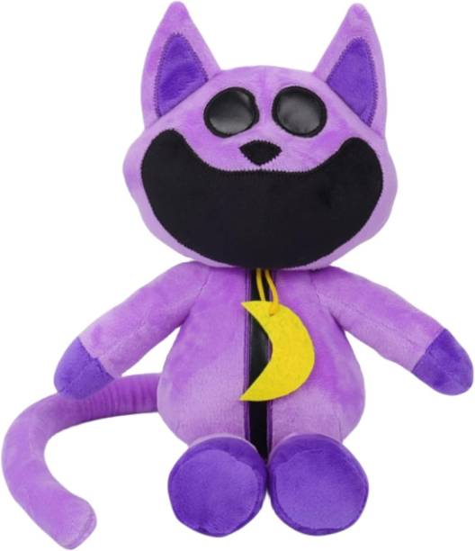 TechMax Solution Purple Cute Big Smile Toys  - 30 cm