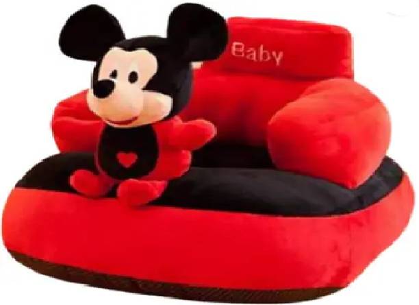 Gifteria Mickey Mouse Shaped Soft Plush Cushion Fabric Sofa Seat For Kids  - 45 cm