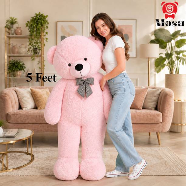 MOSU Premium 5 Ft Pink Teddy Bear Cute Hugging Plush So...