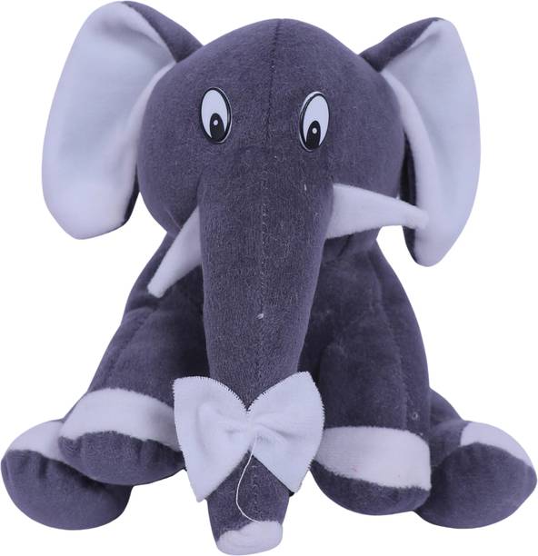 Balaji Hosiery Cuddly elephant plush stuffed toy for toddlers, Ages 1-7 years  - 24 cm