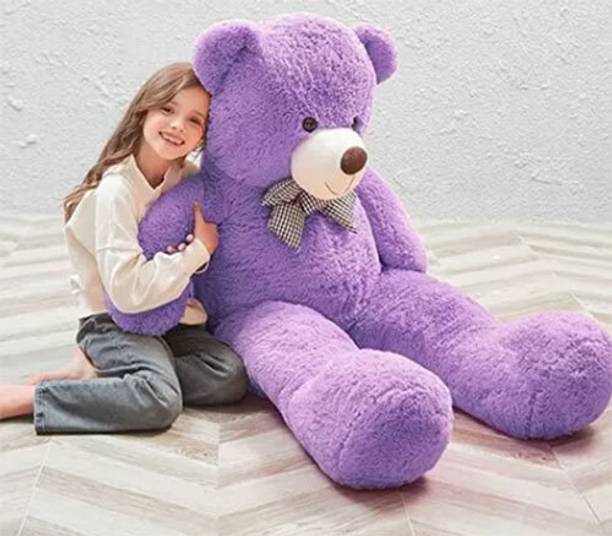 KHUSHBU ENTERPRISES Purple Teddy Bear 6 Feet Lovable Cute Birthday Gift For Girls Someone Specials - 71.5 inch