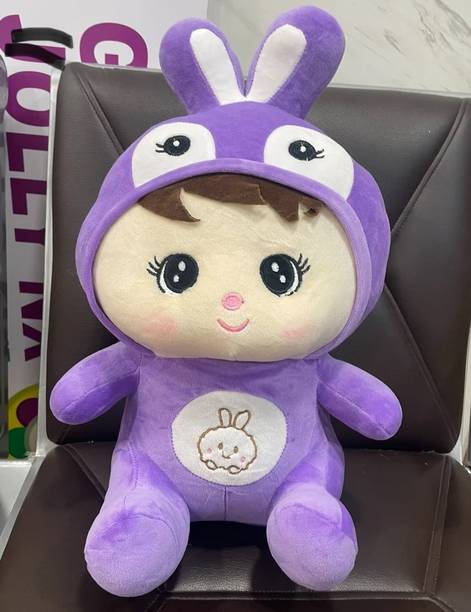 Osjs 32 CM Super Soft Plush Doll Toy with Rabbit Ear  - 32 cm