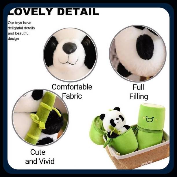 Swarah Collections Super Soft Bamboo Panda Soft Toy For Kids-Toys  - 35 cm