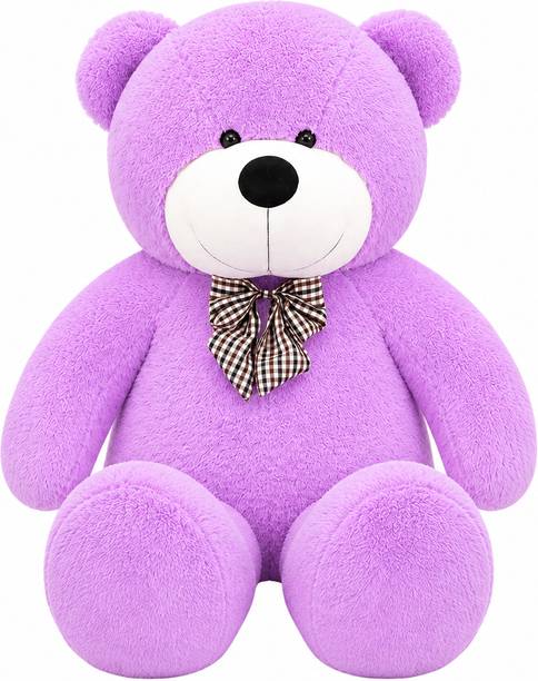 Polyhug 3 Feet Purple Teddy Bear Soft Toy | Romantic Birthday Gift For Girls  - 91 cm