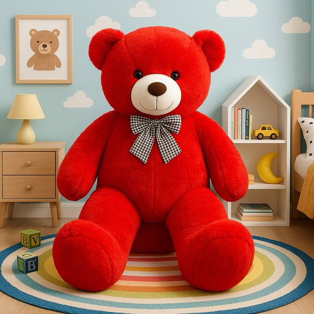 pandaabee Adorable Giant 5ft Red Teddy Bear Model 080  - 92 cm