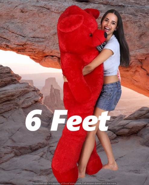 HOUSE OF COMMON 6ft Giant RED Teddy Bear – Perfect Gift for Birthdays and Anniversaries  - 72 inch