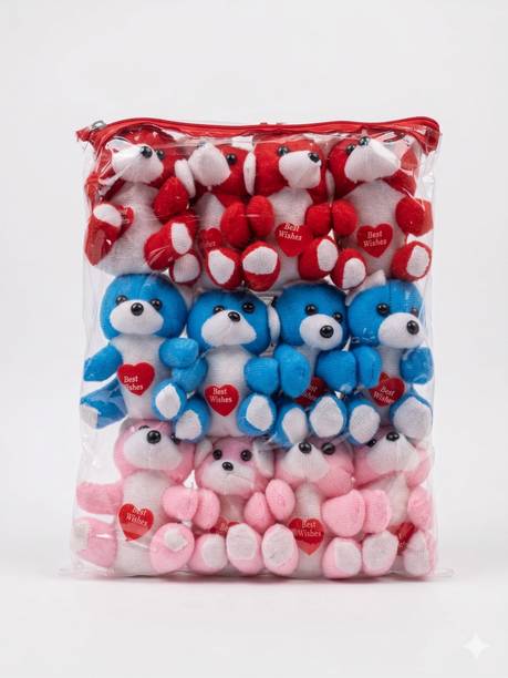 SOFTBOND MINNI TEDDY BEAR PACK OF 12 - 6 cm