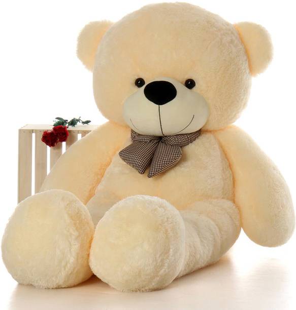 JAI MAA KAMLA Polyester Life Size Stuffed Teddy Bear (3 Ft,Beige)_cls - 2 inch