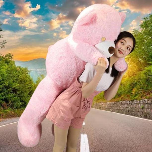 JINGA BELA 5 FEET PINK Bear Large Teddy Teddy Bear Cute Teddy For Unisex , Teddy Day  - 60 inch