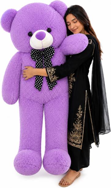Polyhug 3 Feet Purple Teddy Bear Big Size Soft Toy | Romantic Birthday Gift For Girls - 91 cm