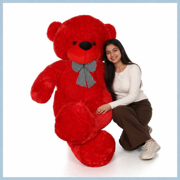 Polyhug 3-Feet Red Teddy Bear Premium Soft Plush Stuffed Toy Gifting, and Home Decor  - 91 cm