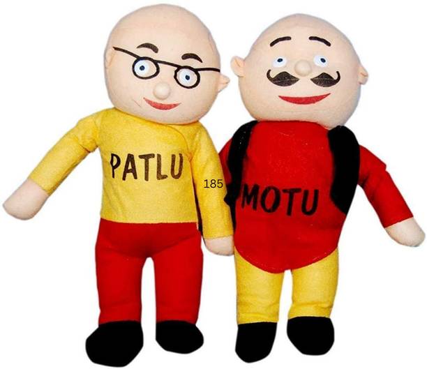 skyx Soft Toys Kids Motu Patlu Soft Toy  - 30 cm