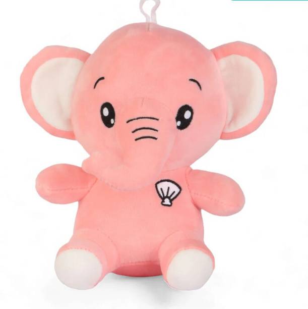 Uni Seoul Pink Cute Elephant medium Plush Toy  - 35 cm